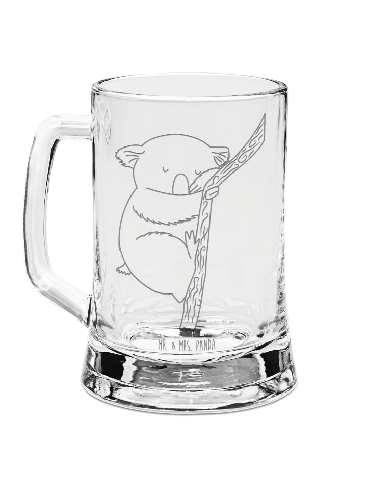 Bierglas Koalabär ohne Spruch in Transparent