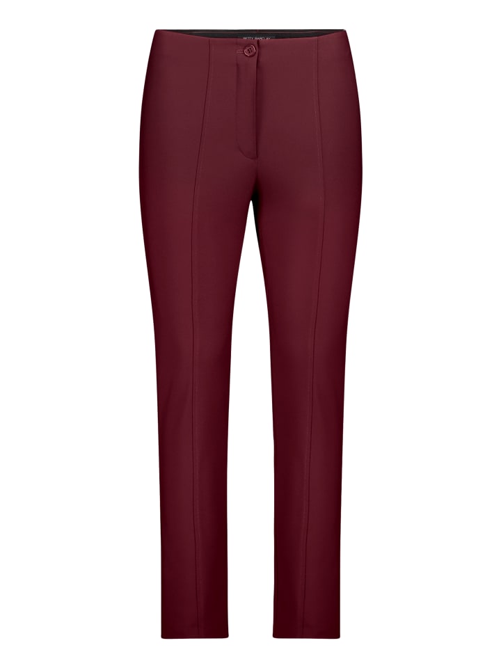 Businesshose Slim Fit in Maroon Banner