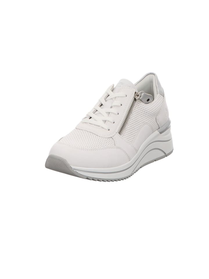 Lowtop-Sneaker in weiss/weiss/silver