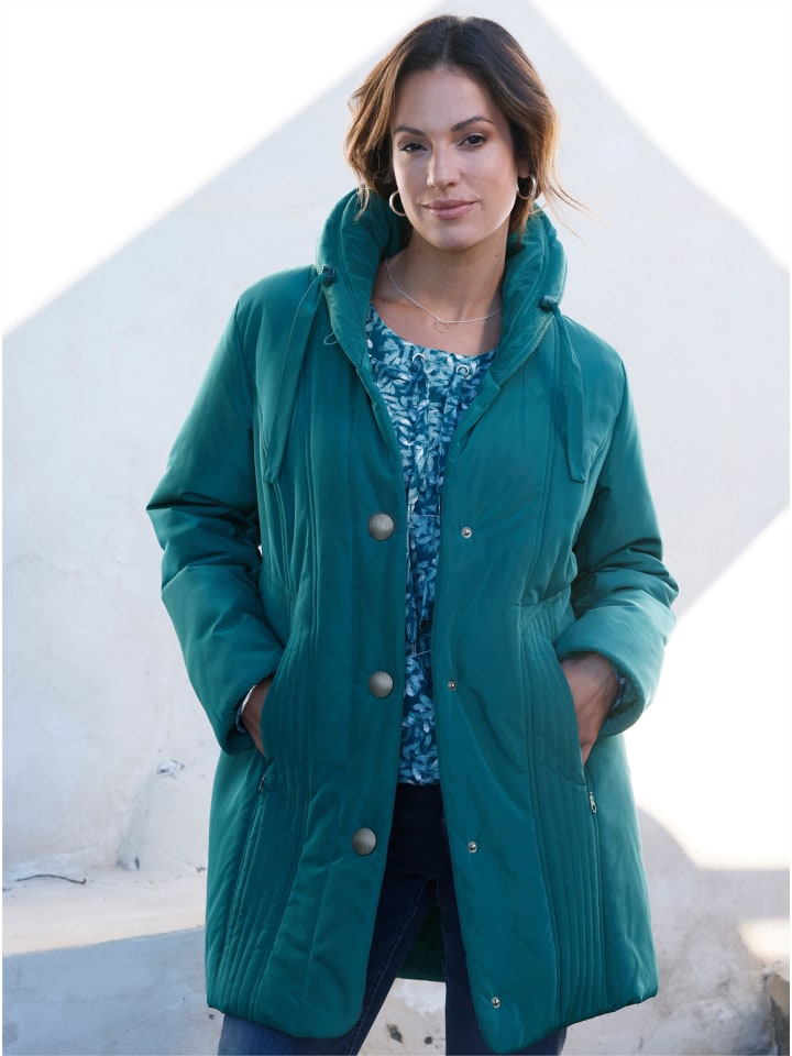 Jacke in petrol