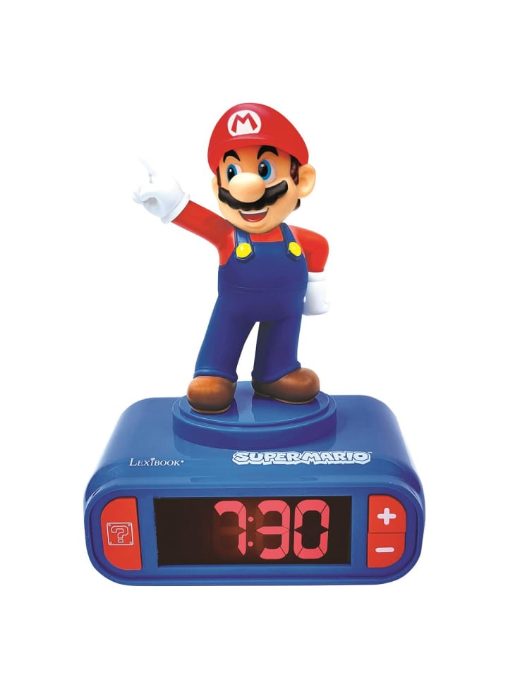 Super Mario 3D-Nachtlicht-Wecker mit Soundeffekten