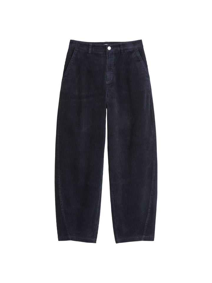 Cordhose Model Airin barrel leg in Blue Depths