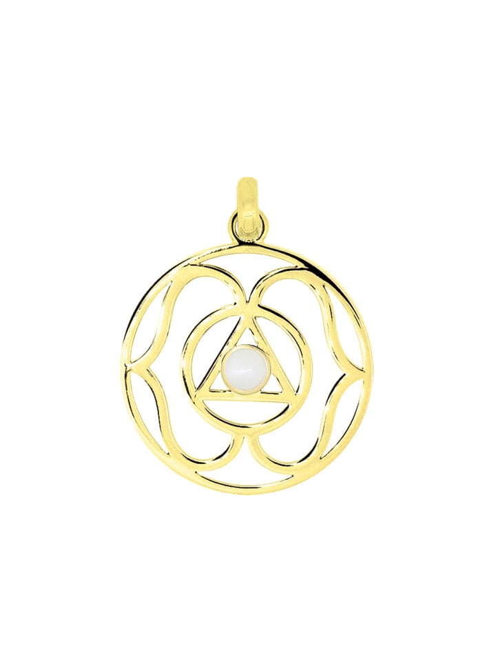 Anhänger "Stirn-Chakra Anhänger vergoldet" in Gold