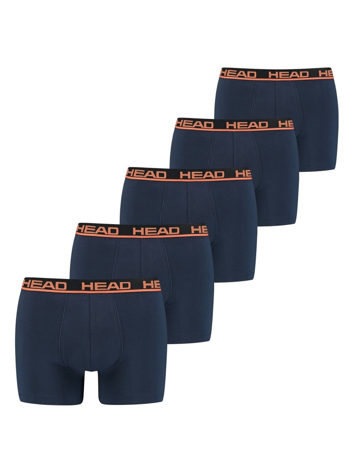 Boxershort 5er Pack in Dunkelblau