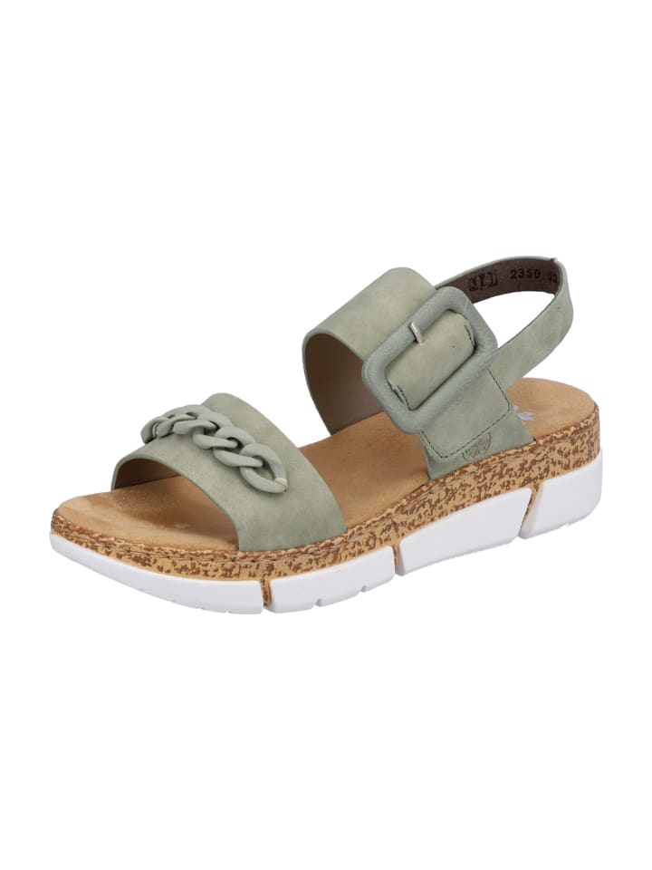 Komfort Sandalen in Grün