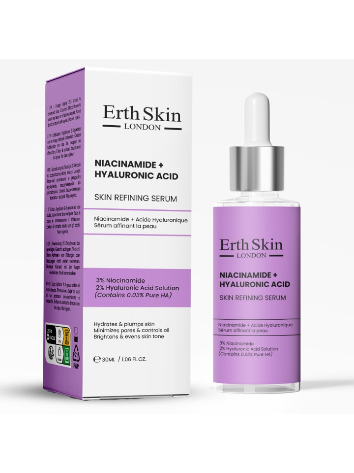 Niacinamid + Hyaluronsäure Hautverfeinerndes Serum 30 ml
