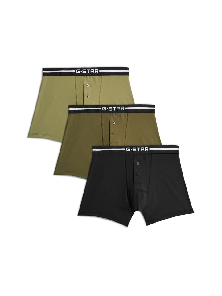 Boxer Button Brief 3er-Pack MULTI