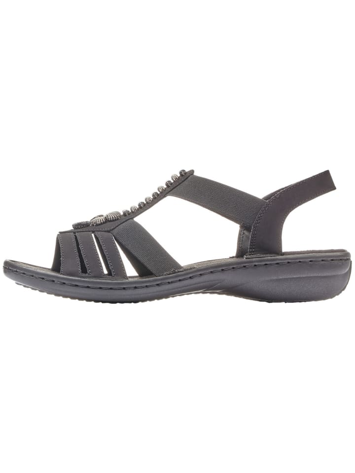 Sandalette in schwarz