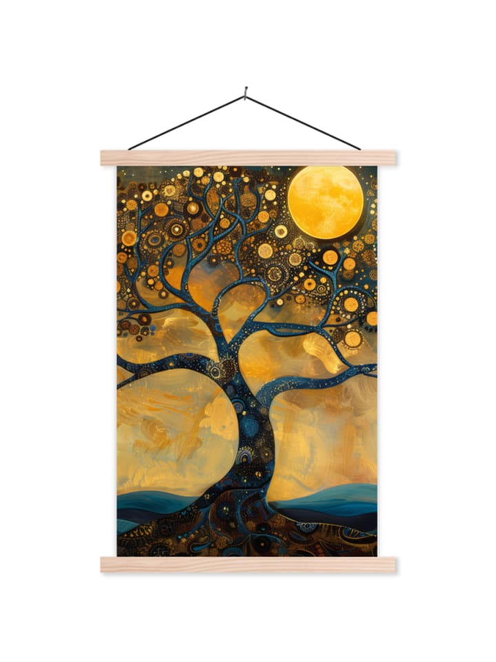 Poster mit Leiste Vollmond