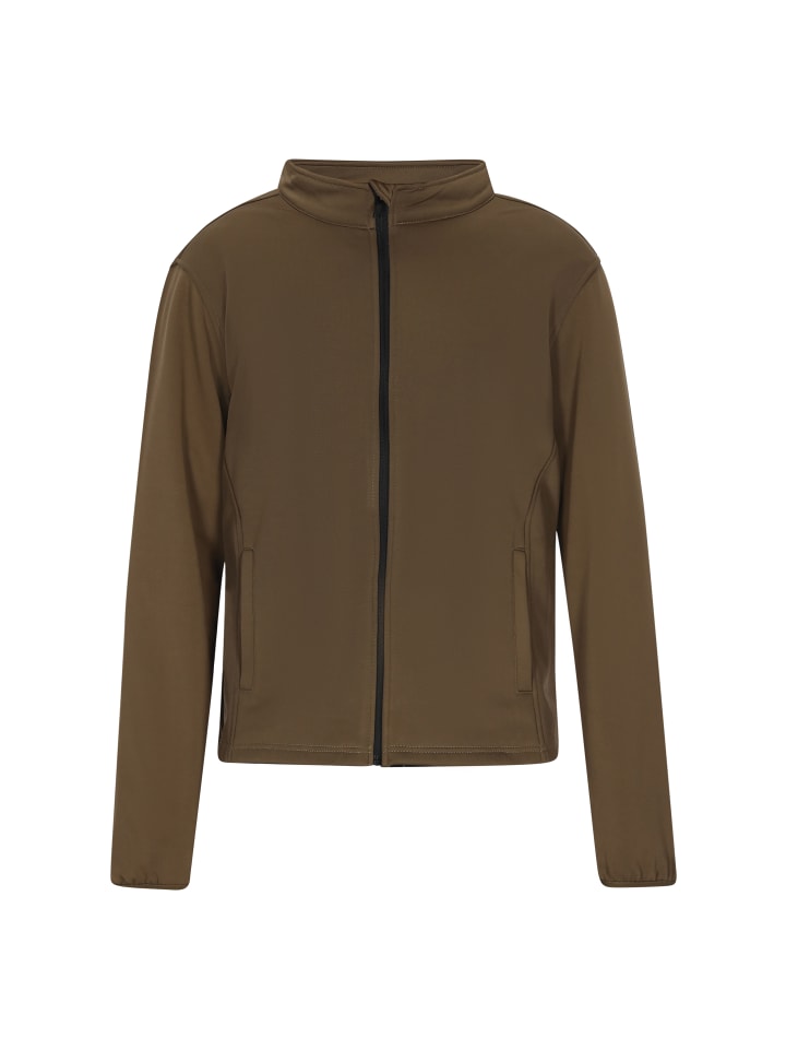 Herren Jacke in Khaki Schwarz