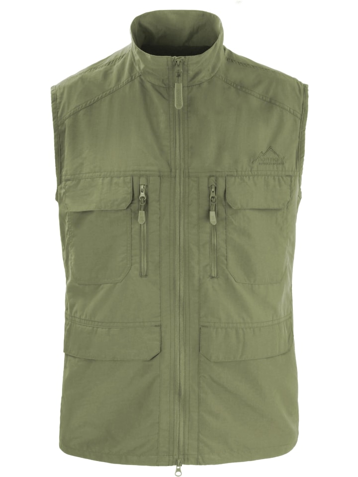 Herren Outdoor Weste Deer in Oliv