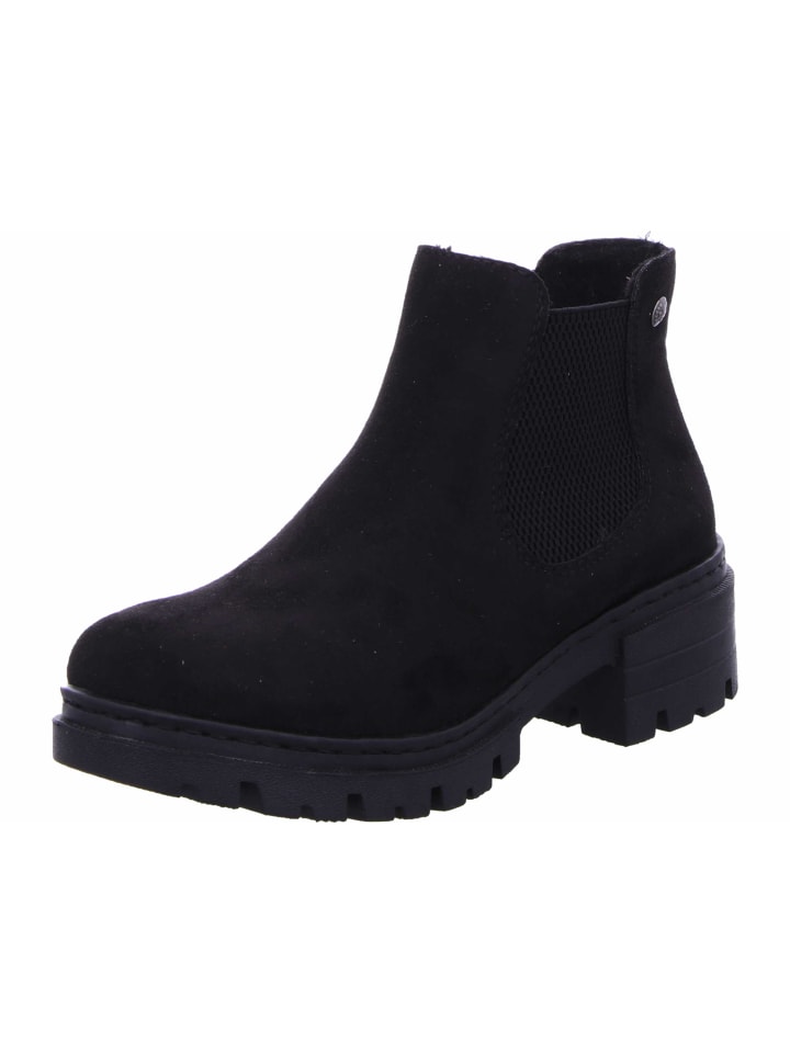 Stiefelette in schwarz