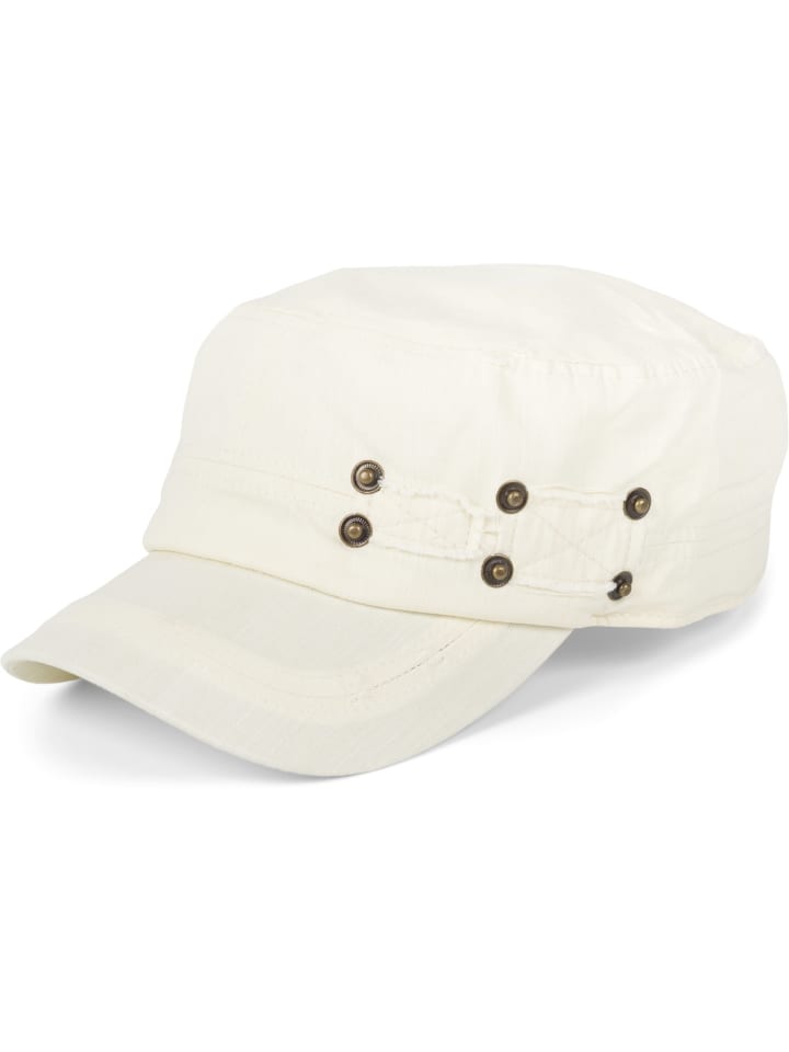 Military Cap in Beige