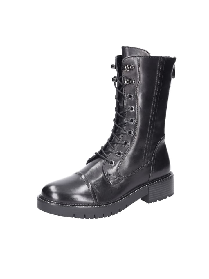 Schnürschuh in schwarz
