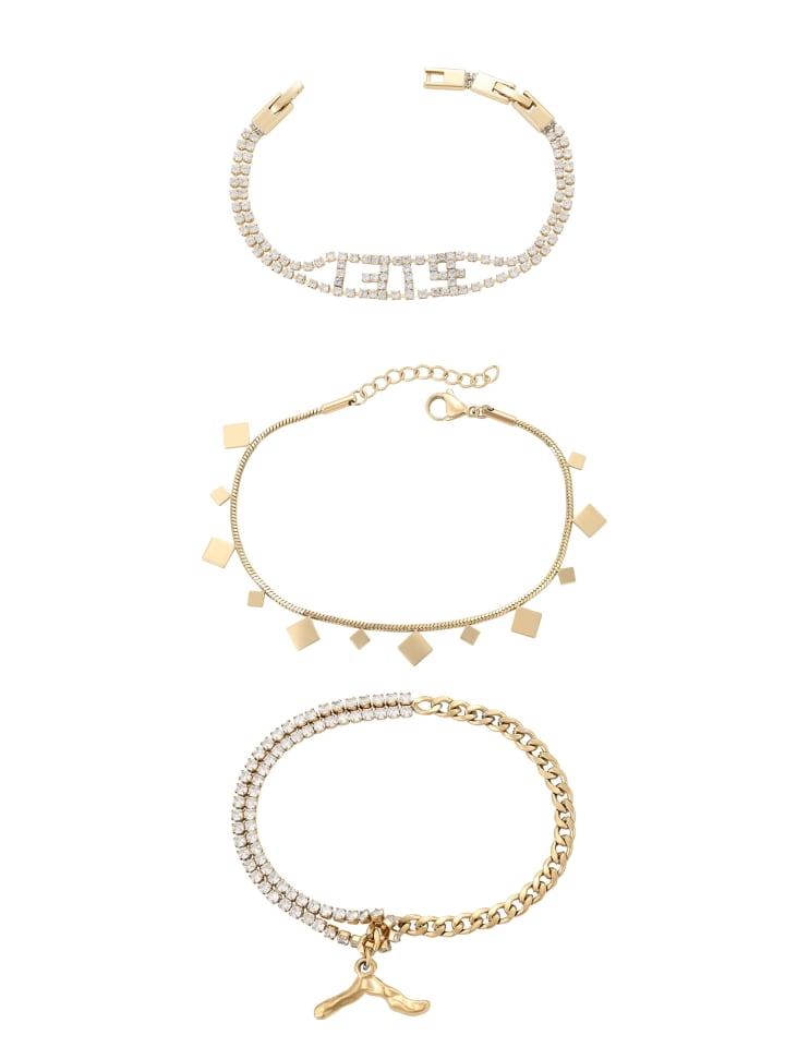 Women Jewelry Set in gold