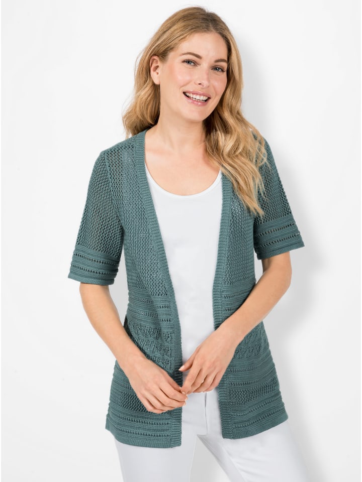 Strickjacke in jade