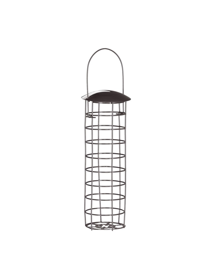 2 x Meisenknödelhalter in Grau - (H)31 x Ø 8,5 cm