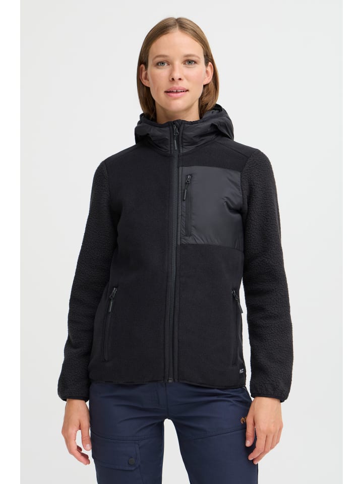 Fleecejacke NBMattea W in Schwarz