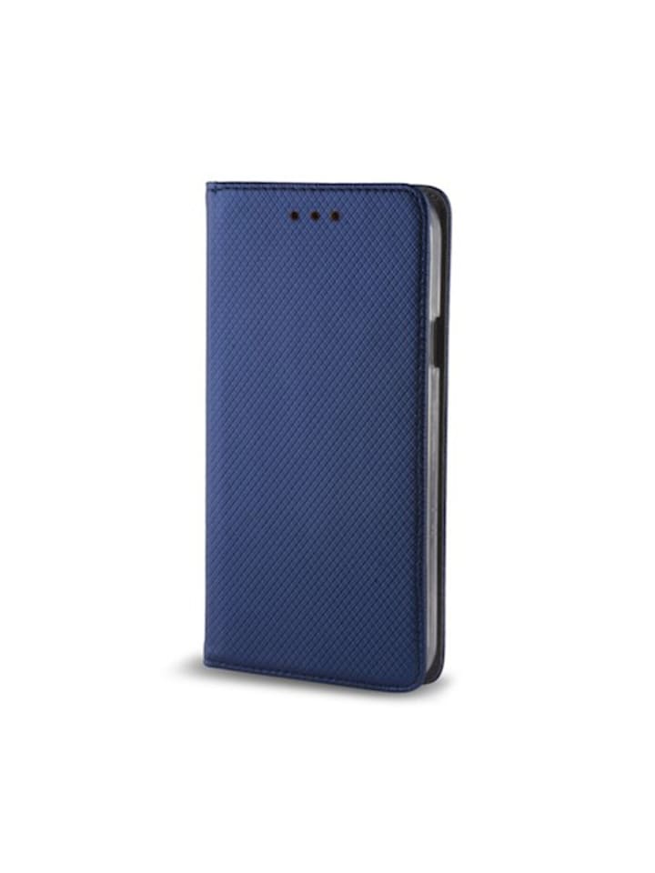 Smart Magnet Case Handyhülle mit Kartenfach und Magnetverschluss kompa in Blau