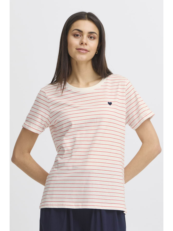 T-shirt FRAMORA Regular fit in Teaberry mix