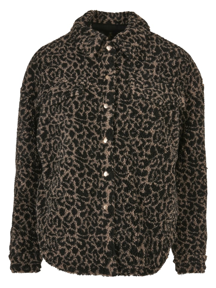 Light Jackets - Coat in darktaupeleo