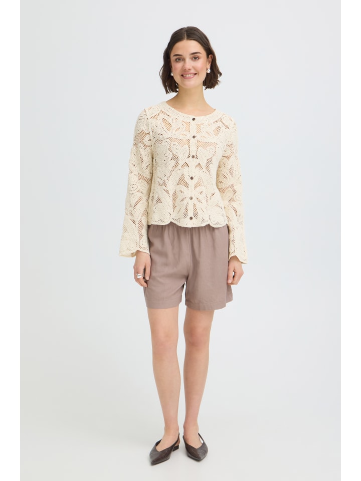 Langarm FRPRIM Relaxed fit in Oatmeal