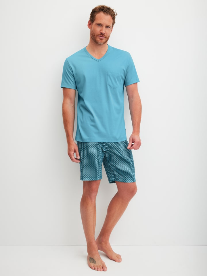 Pyjama in retro blue