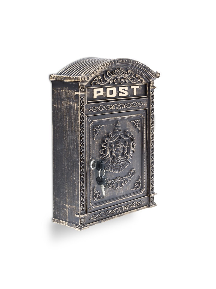 Briefkasten in Bronze - (B)31 x (H)44,5 x (T)9,5 cm