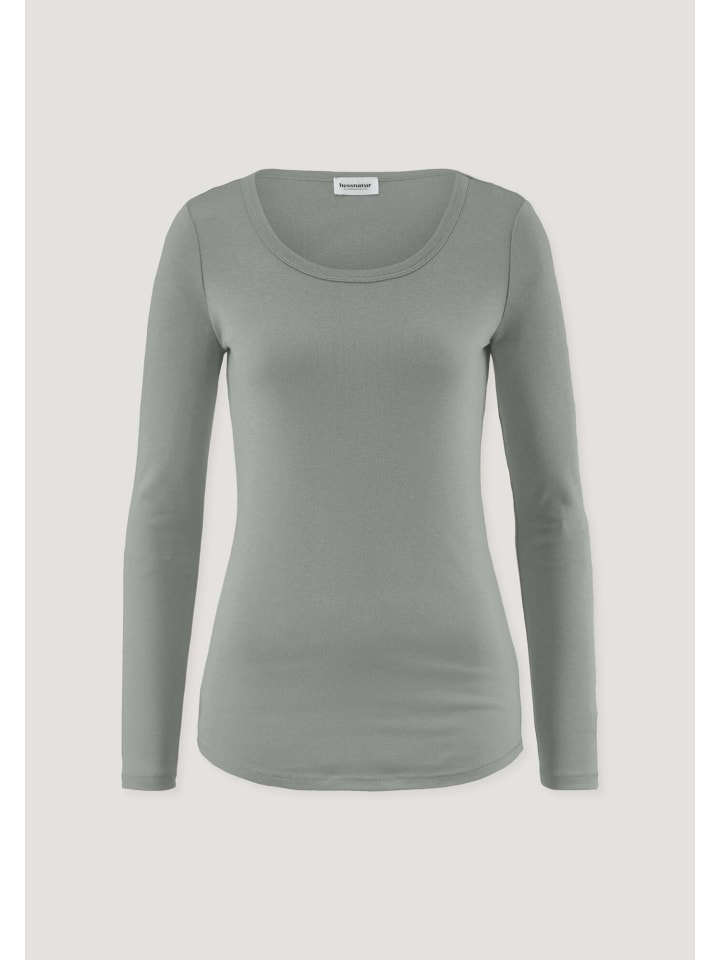 Softrib Longsleeve in nebelblau