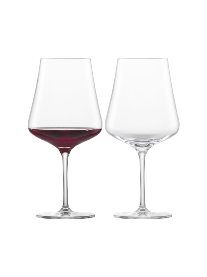 2er Set Burgunder Rotweingläser Bouquet in Transparent 657 ml