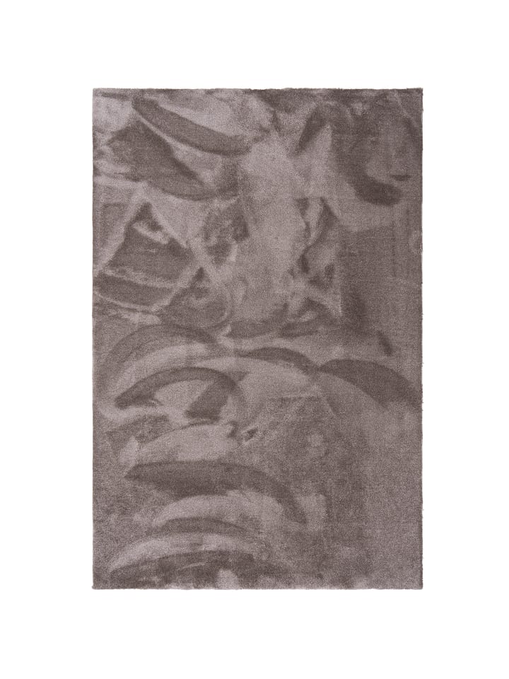 Hochflor-Teppich Livorno in taupe