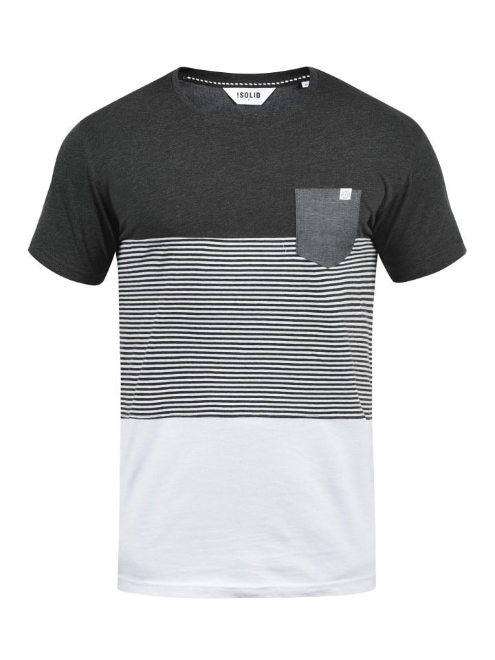 Rundhalsshirt SDMalte in Grau