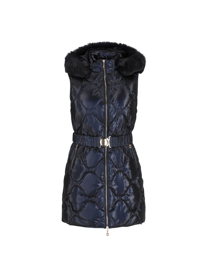 Women Vest in navy