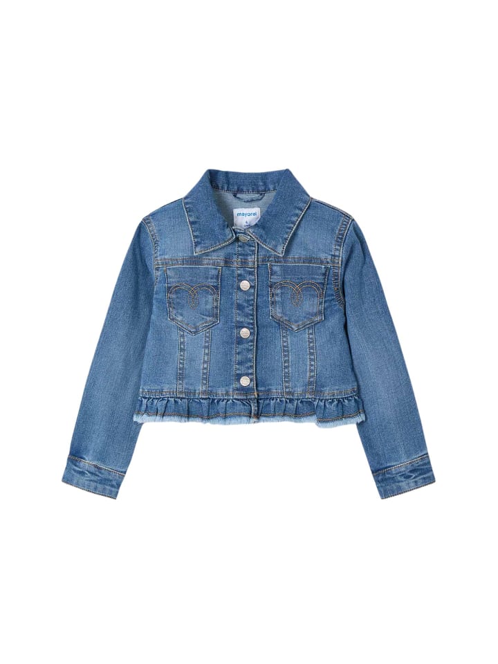 Jeansjacke in denim blue