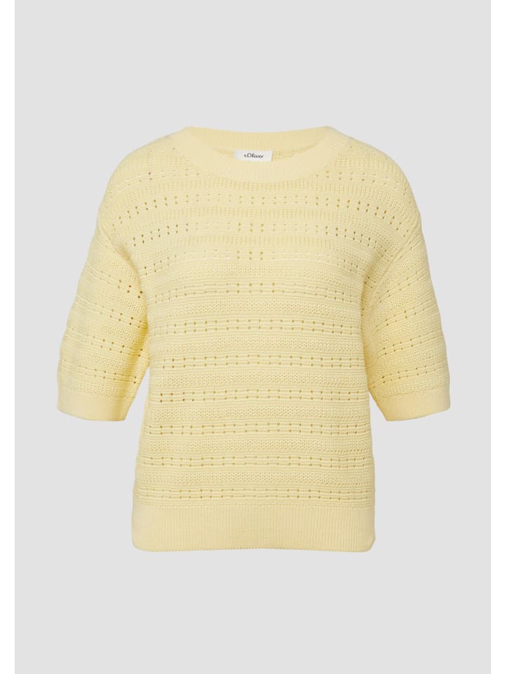 Strickpullover  in  1015_gelb