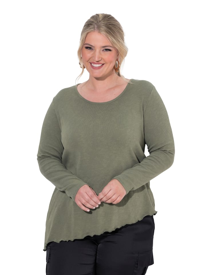 Pullover in schilfgrün