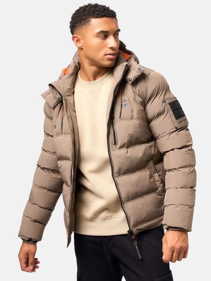 Winterjacke Arvidoo in Stone Brown