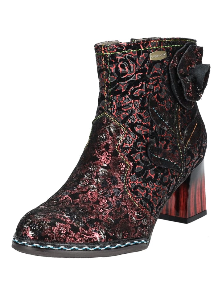 Stiefelette Rot