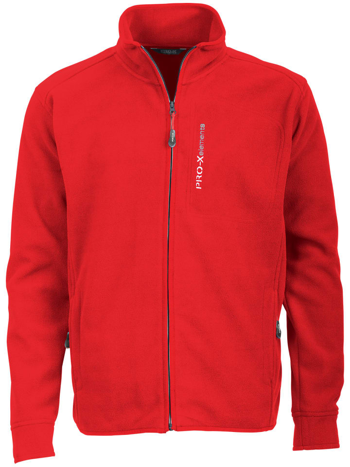 Fleecejacke "OHIO" in Rot