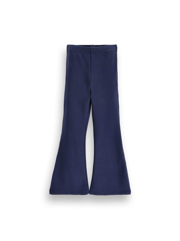 Flare-Leggings mit langem Bein in dunkelblau