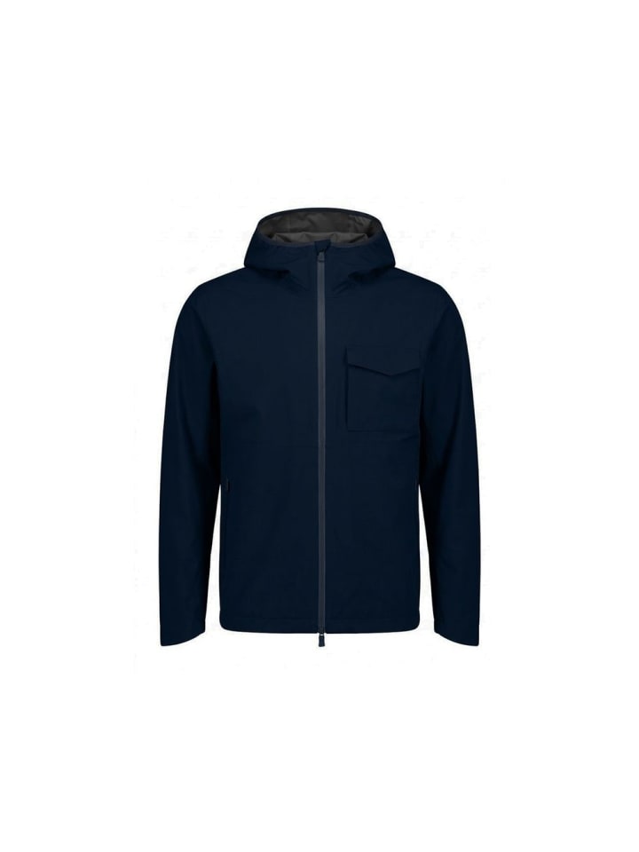 Blau Polyester Shell Jacke