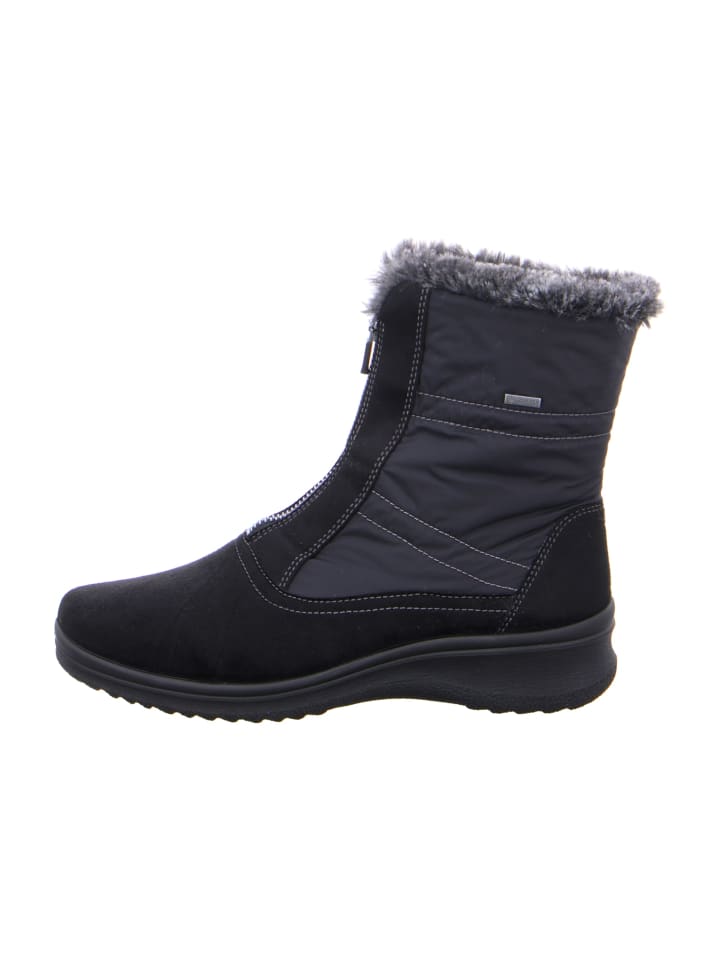 Komfort Stiefeletten in Schwarz