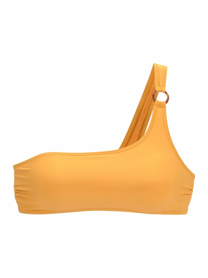 Bustier-Bikini-Top in gelb