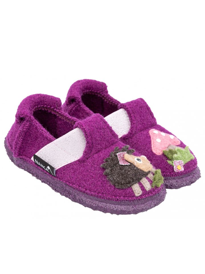 Hausschuh Pricky Hedgehog in Violett