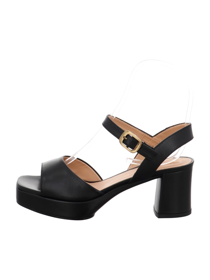Plateau Sandaletten in Schwarz