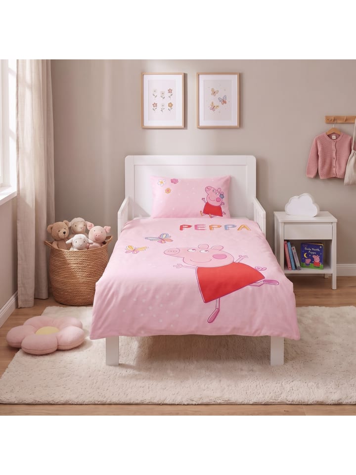 Baby Bettwäsche-Set "Peppa Pig / Peppa Wutz" in Rosa
