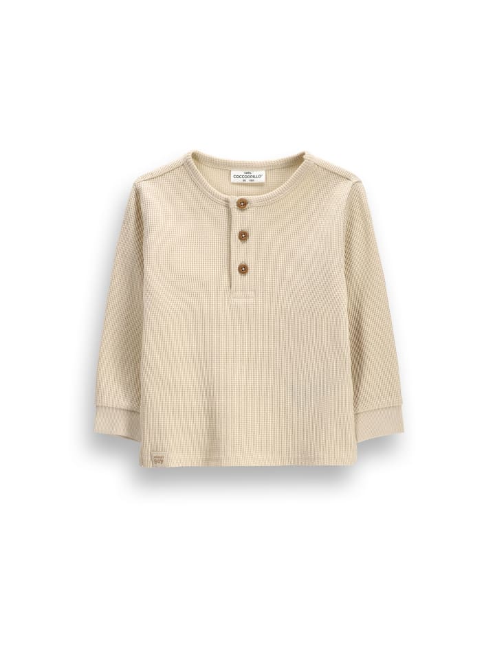 Langarmshirt in beige