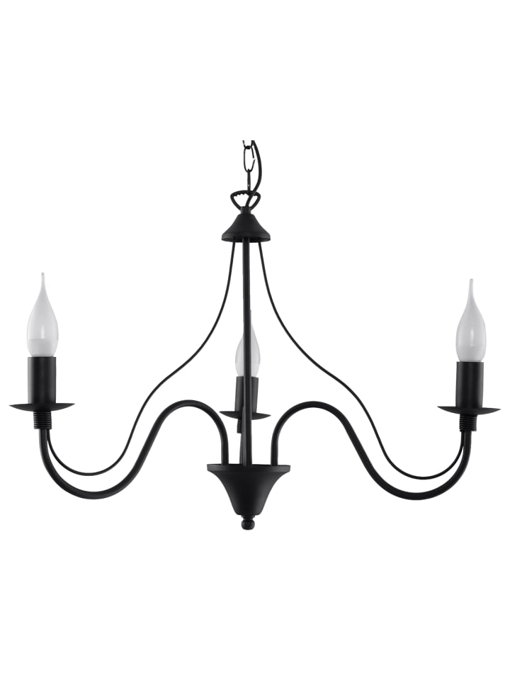 Hängeleuchte FIORANO 3 in Schwarz (L)60cm (B)60cm (L)80cm