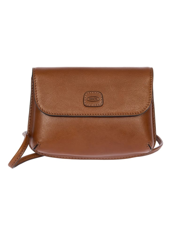 Volterra Mini Bag Umhängetasche Leder 18 cm tobacco