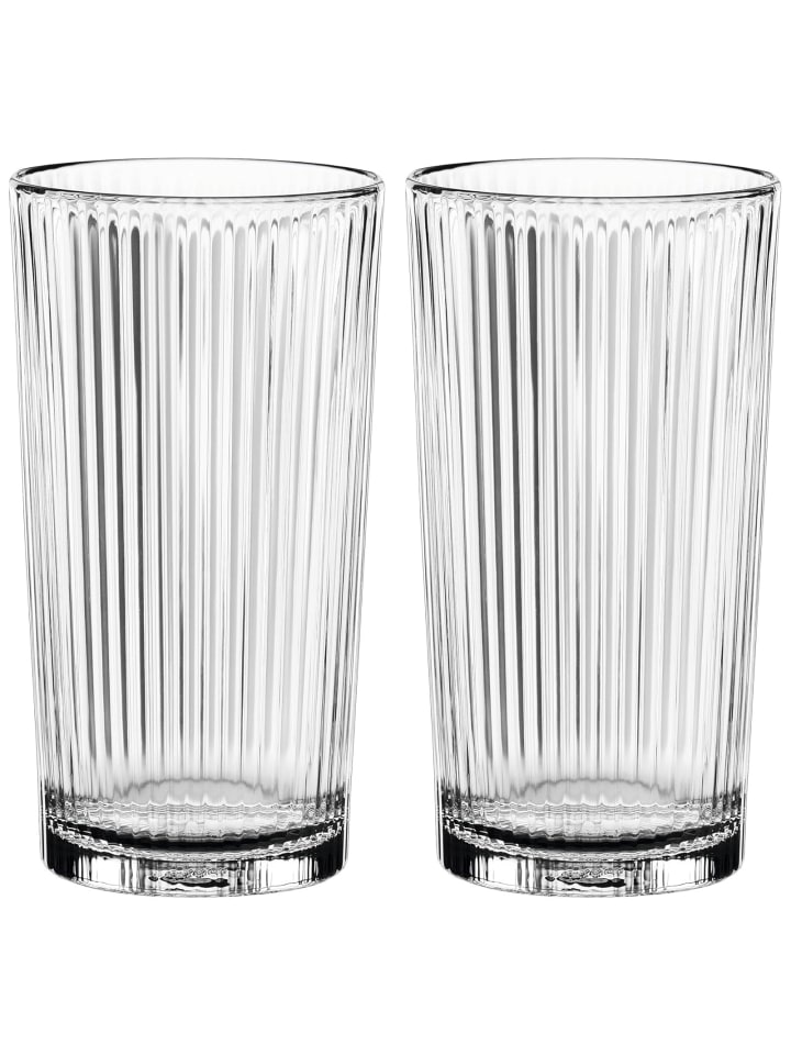 2 er-Set Aperitivo Large Becher in Transparent